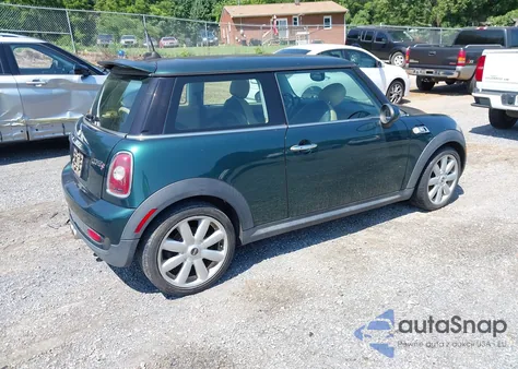 2007 Mini Cooper S S из США, поврежденный, VIN WMWMF73547TL83771